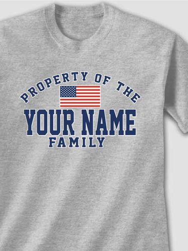 Property of Flag : Printed T-Shirts