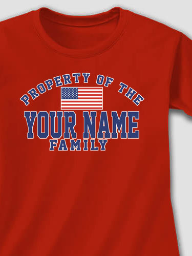 Property of Flag : Printed T-Shirts