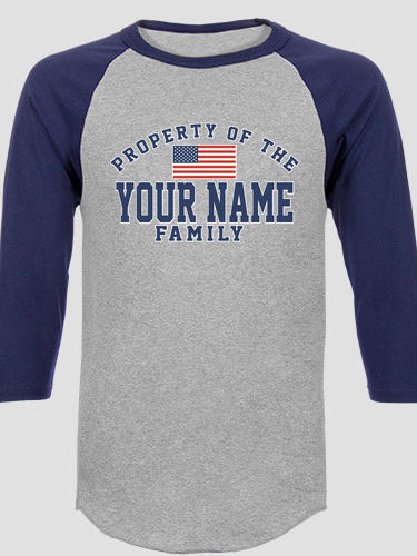 Property of Flag : Printed Raglan Shirts