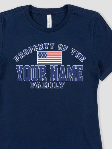 Property of Flag : Premium Ladies T-Shirts