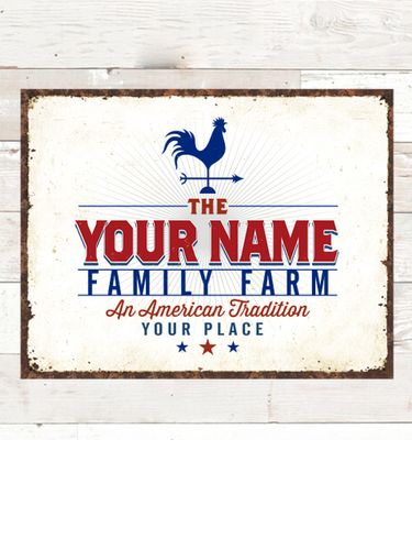 American Farm : Tin Signs