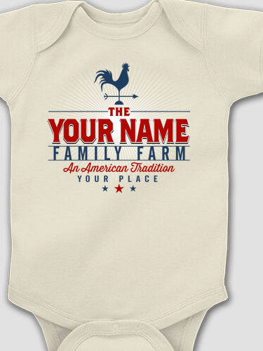 American Farm : Printed Baby Bodysuits