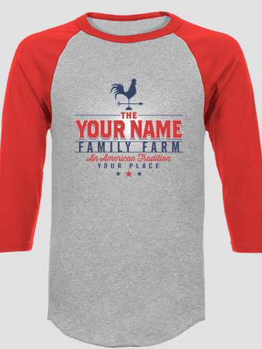 American Farm : Printed Raglan Shirts