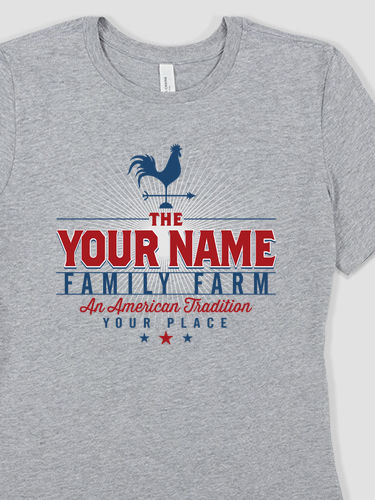 American Farm : Premium Ladies T-Shirts