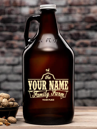 Family Farm : Beer Growlers - Color Printed