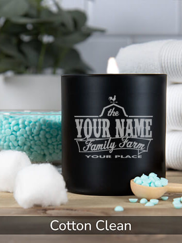 Family Farm : 11oz. Engraved Scented Candles