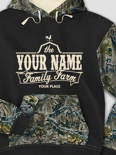 Family Farm : Printed 2-Tone Camo Hoodies