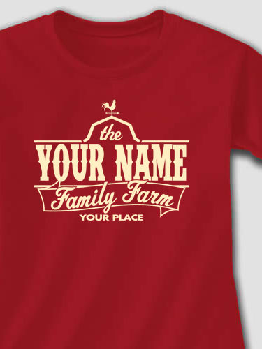 Family Farm : Adult Ladies Fitted T-Shirt