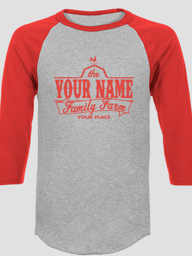 Family Farm : Printed Raglan Shirts