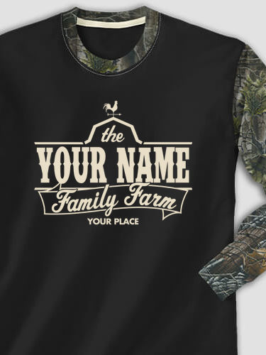 Family Farm : Printed 2-Tone Camo Long Sleeves