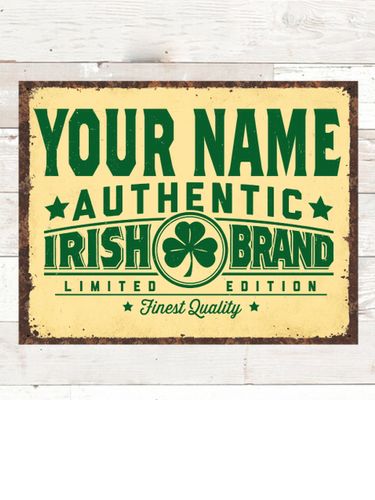 Irish Brand : Tin Signs