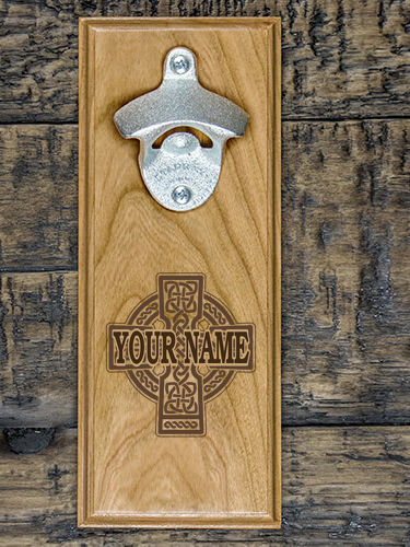 Celtic Stone Cross : Bottle Openers - Engraved