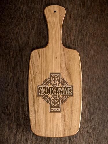 Celtic Stone Cross : Cheese Boards - Engraved