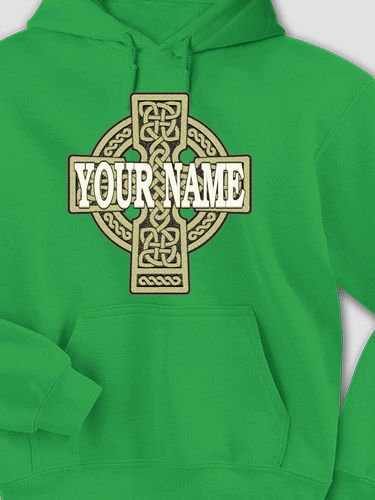 Celtic Stone Cross : Printed Hoodies