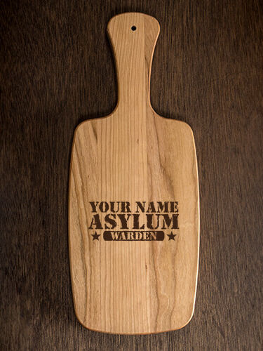 Asylum Warden : Cheese Boards - Engraved
