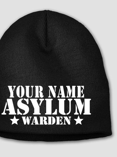 Asylum Warden : Embroidered Beanies