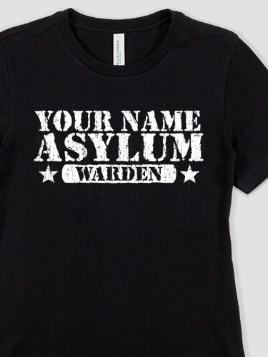 Asylum Warden : Premium Ladies T-Shirts