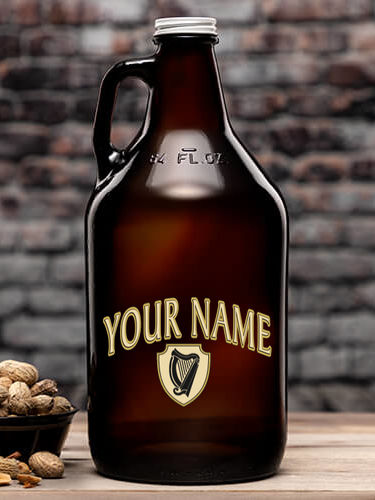 Irish Harp : Beer Growlers - Color Printed