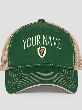 Irish Harp : Embroidered Trucker Hats