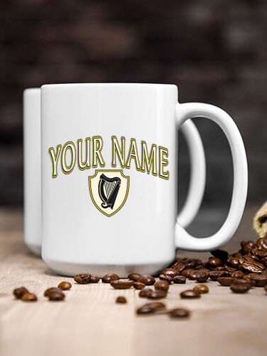Irish Harp : Ceramic Coffee Mugs