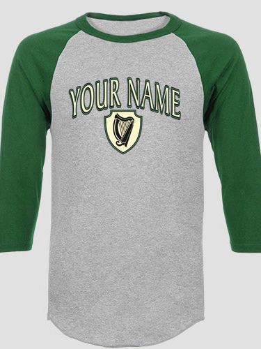 Irish Harp : Printed Raglan Shirts