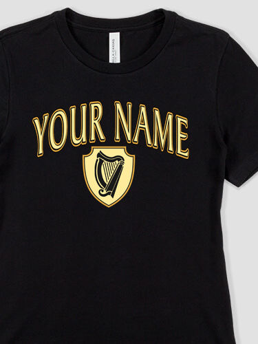 Irish Harp : Premium Ladies T-Shirts