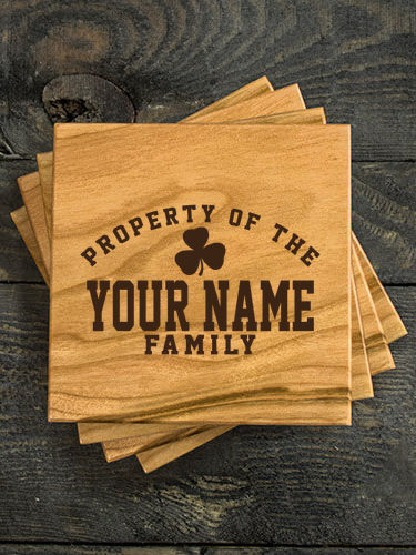 Property of Irish : Coasters - Engraved