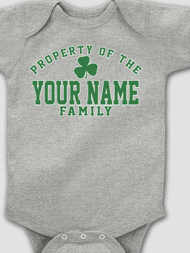 Property of Irish : Printed Baby Bodysuits