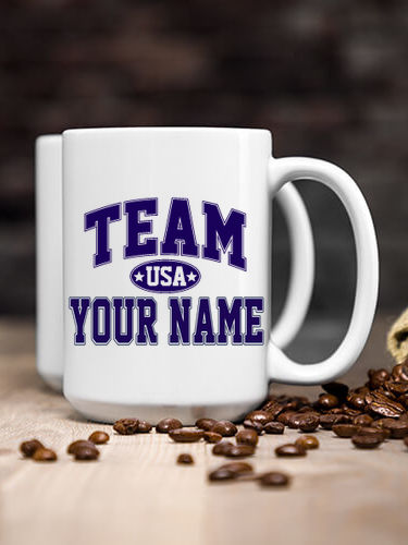 Team USA : Ceramic Coffee Mugs