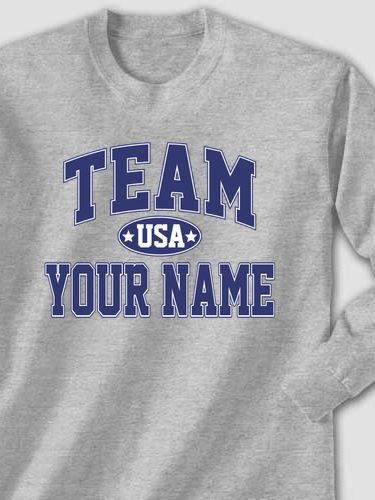 Team USA : Printed Long Sleeves