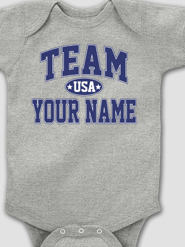 Team USA : Printed Baby Bodysuits