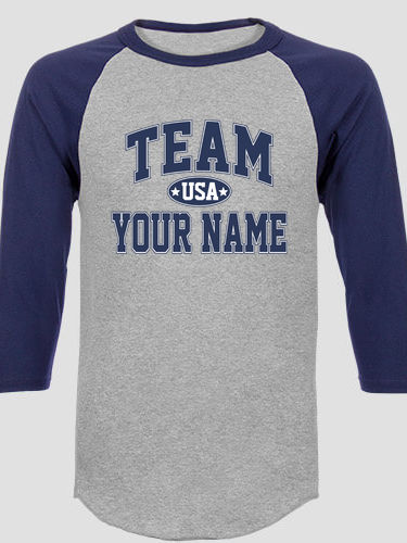 Team USA : Printed Raglan Shirts