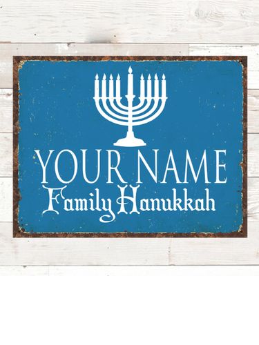 Hanukkah : Tin Signs