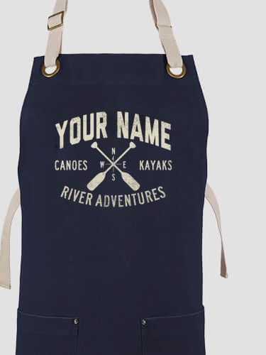 River Adventures : Printed Canvas Work Aprons