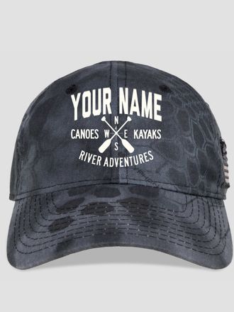 River Adventures : Embroidered Kryptek Tactical Camo Hats