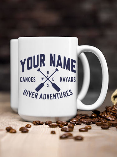 River Adventures : Ceramic Coffee Mugs