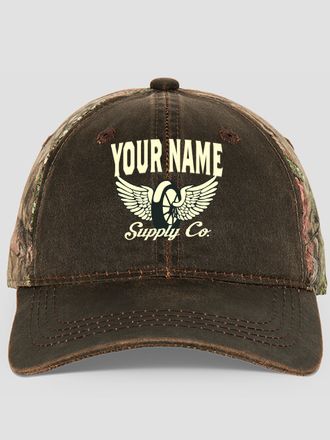 Supply Company : Embroidered 2-Tone Camo Hats