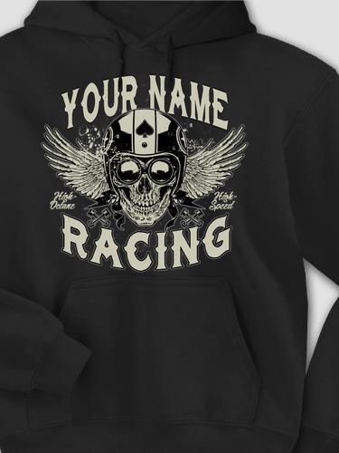 Racing Skull : Printed Hoodies