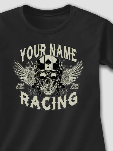 Racing Skull : Printed T-Shirts