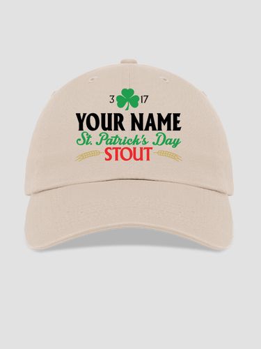 St. Patrick's Day Stout : Embroidered Baseball Hats