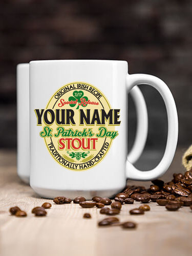 St. Patrick's Day Stout : Ceramic Coffee Mugs