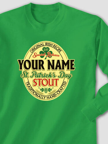 St. Patrick's Day Stout : Printed Long Sleeves