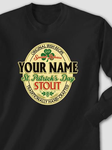 St. Patrick's Day Stout : Printed Long Sleeves