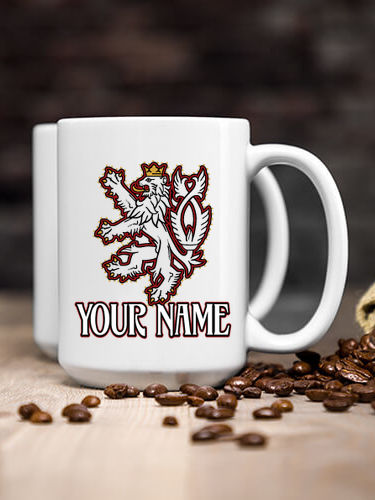 Czech Lion : Ceramic Coffee Mugs
