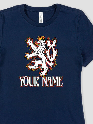 Czech Lion : Premium Ladies T-Shirts