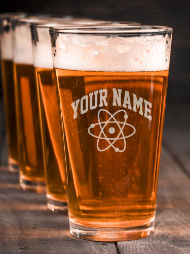 Science : Pint Glasses - Engraved