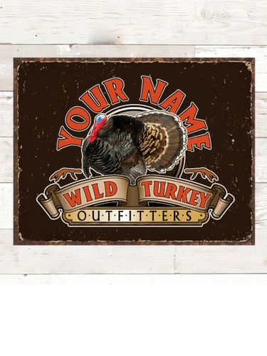Wild Turkey Outfitters : Tin Signs