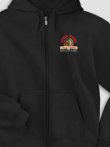 Wild Turkey Outfitters : Embroidered Zip Hoodies