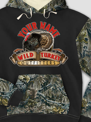 Wild Turkey Outfitters : Printed 2-Tone Camo Hoodies