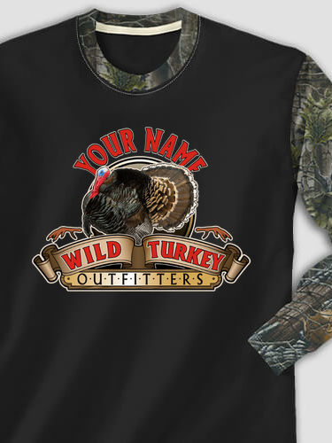 Wild Turkey Outfitters : Printed 2-Tone Camo Long Sleeves